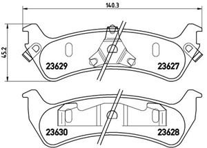 Jarrupalasarja, levyjarru, Taka-akseli, FORD USA EXPLORER, 1L2Z2200CA, 2L2Z2200BA, 2U2Z2V200BB, 3648797, 3L2J2200AA, 4056992, 4565830, 5