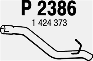 Pakoputki, Takana, FORD C-MAX, FOCUS II, FOCUS C-MAX, MAZDA 3, 3 Sedan, (Y601-40-300D), 1424373, Z601-40-300F