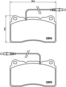 Jarrupalasarja, levyjarru, Etuakseli, CITROËN C8, FIAT ULYSSE, LANCIA PHEDRA, PEUGEOT 607, 807, 425207, 425254, 425255, 425460, 71773143
