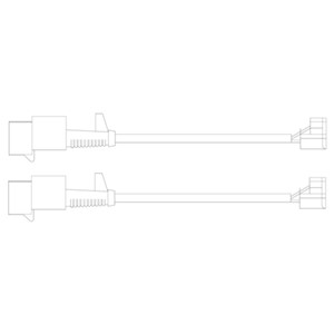 Varoitinsarja, jarrupalat, Taka-akseli, IVECO, 2991854, 42548209, 42556205