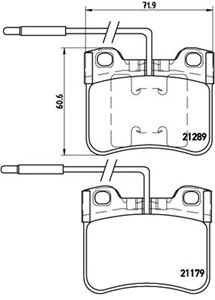Jarrupalasarja, levyjarru, Etuakseli, CITROËN AX, PEUGEOT 106 I, 425090, 425284, 425321, 442794, 95569340, 95619549, 95619550, 95619601,