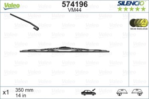 Pyyhkijänsulka, Takana, Etu, vasen, Etu, oikea, CHEVROLET,FIAT,HONDA,HYUNDAI,KIA,MAZDA,NISSAN,OPEL,SUZUKI,TOYOTA,VAUXHALL,VOLVO, 288901K