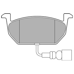 Jarrupalasarja, levyjarru, Etuakseli, AUDI,SEAT,SKODA,VW, 5Q0 698 151C, 5Q0698151C, JZW698151AS