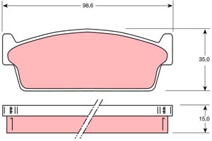 Jarrupalasarja, levyjarru, Taka-akseli, NISSAN 200SX, 44060-44F85, 44060-55F85
