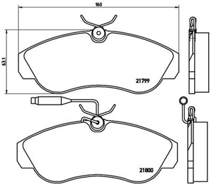 Jarrupalasarja, levyjarru, Etuakseli, Taka-akseli, CITROËN,FIAT,PEUGEOT, 425118, 425119, 425452, 71752993, 71770973, 77362209, 9945810,