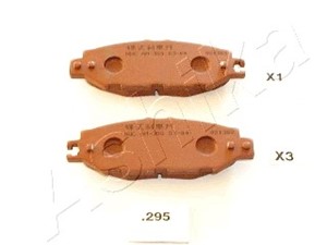 Jarrupalasarja, levyjarru, Taka-akseli, LEXUS LS, 0446626010, 0446626020, 0446640040, 0446650020, 0446650030, 0446650050, 0446650051, 04