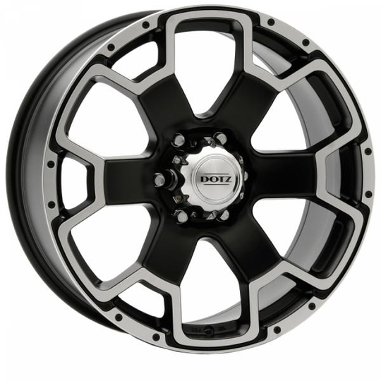 Dotz Desert Matt Black Polished 9/20 5/139.7 ET20 B78.1