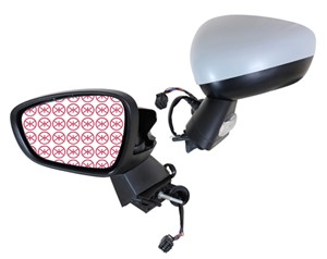 Taustapeili, Oikea, CITROËN C4 II, DS4, 1607024580, 1607034080
