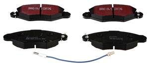 Jarrupalasarja, levyjarru, Etuakseli, NISSAN KUBISTAR Skåp, RENAULT KANGOO, KANGOO Express, 4106000QAF, 4106000QAG, 7701205513, 77012059