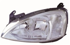 Ajovalo, Oikea, OPEL COMBO Skåp/stor limousine, COMBO Tour, CORSA C, CORSA C Skåp/halvkombi, 1216093, 9196232