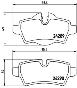 Jarrupalasarja, levyjarru, Taka-akseli, MINI MINI, MINI Cabriolet, MINI CLUBMAN, MINI CLUBVAN, MINI Coupé, MINI Roadster, 34212289155, 3