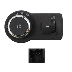 Kytkin, ajovalo, CHEVROLET CRUZE, CRUZE Halvkombi, CRUZE Station Wagon, 013295228, 13295228