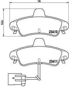 Jarrupalasarja, levyjarru, Taka-akseli, FORD,FORD USA, 1088938, 1089400, 1129886, 1129986, 1204852, 1500668, 1504143, 1672939, 6669780,