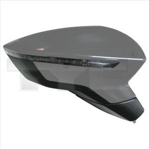 Taustapeili, Vasen, SEAT LEON, LEON SC, LEON Skåp/halvkombi, LEON ST, LEON ST Skåp / kombi, 5F0857521, 5F0857537B, 5F0857537BGRU, 5F0949