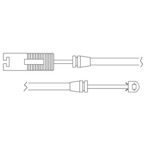 Varoitinsarja, jarrupalat, Etuakseli, BMW, 3435 1181 337, 3435 1181 338