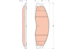 Jarrupalasarja, levyjarru, Etuakseli, CADILLAC CTS, STS, 88959947, 88959954