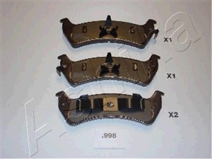 Jarrupalasarja, levyjarru, Taka-akseli, JEEP GRAND CHEROKEE I, 4762101, 4799999