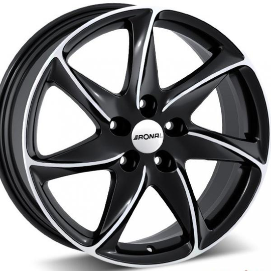 Ronal R51 Black Polished 6,5/15 4/108 ET25 B65.1