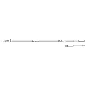 Varoitinsarja, jarrupalat, Etuakseli, BMW X3 [F25], X4 [F26], 3435 6790 303