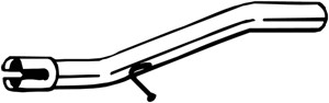 Pakoputki, Takana, CITROËN,FIAT,PEUGEOT, 1730V1, 51804383
