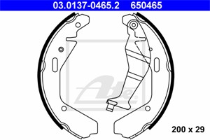 Jarrukenkäsarja, Taka-akseli, OPEL,SUBARU,SUZUKI,VAUXHALL, 47 06 738, 47 06 836, 53200-84E00, 5320086G00, 53200-86G00, 9214425, 9214843