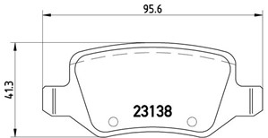 Jarrupalasarja, levyjarru, MERCEDES-BENZ A-KLASS [W169], B-KLASS Sports Tourer [W245], 1694200420, 1694201120, 1694201420, 1694201720, A
