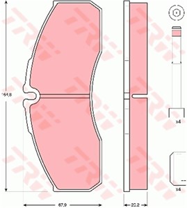 Jarrupalasarja, levyjarru, Etuakseli, NISSAN CABSTAR E, 41060-9X129, D1060-9X60C