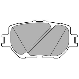 Jarrupalasarja, levyjarru, Etuakseli, LEXUS IS III, TOYOTA CROWN, MARK X I, 04465-30480