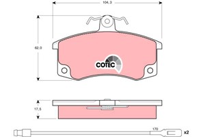 Jarrupalasarja, levyjarru, Etuakseli, LADA, 21083501080, 21100350108, 21100350108000, 21103501080