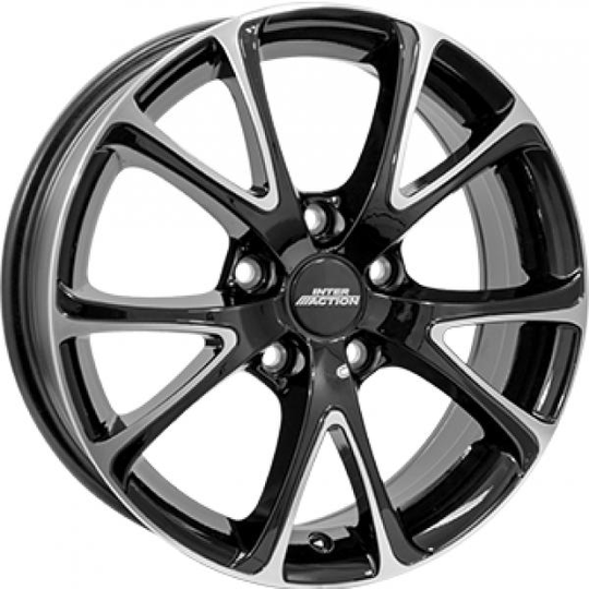 Inter Action Pulsar Gloss Black Polished 6/15 4/108 ET32 B65.1