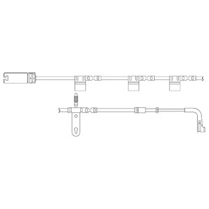 Varoitinsarja, jarrupalat, Etuakseli, MINI MINI, MINI Cabriolet, MINI CLUBMAN, MINI Roadster, 3435 6773 017, 3435 6783 230, 3435 6789 32
