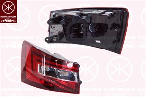 Takavalo, Oikea, SKODA SUPERB Kombi III, 3V9945208, 3V9945712