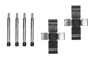Tarvikesarja, jarrupala, Etuakseli, MERCEDES-BENZ,VW, 004 091 30 00, 40913000, A 004 091 30 00