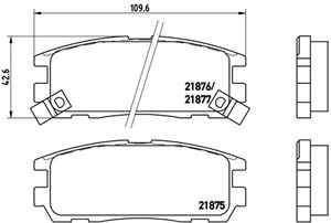 Jarrupalasarja, levyjarru, Taka-akseli, ISUZU,OPEL,VAUXHALL, 1605851, 3502150K00, 3502177K00J, 3502277K00J, 3502278K00J, 897035266, 8970