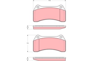 Jarrupalasarja, levyjarru, Etuakseli, JAGUAR S-TYPE II, XJ, 2C224018, C2C11648, C2C2018, C2C24018, C2C8365