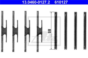 Tarvikesarja, jarrupala, Etuakseli, OPEL,VAUXHALL, 16 05 699, 16 05 804, 3494033, 90421602
