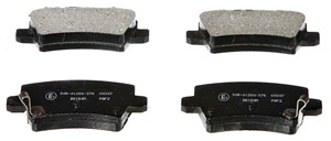 Jarrupalasarja, levyjarru, Taka-akseli, HONDA CIVIC IX, CIVIC Hatchback VIII, CIVIC Sedan VIII, 42033SMGE01, 43022SMGE00, 43022SMGE01, 4