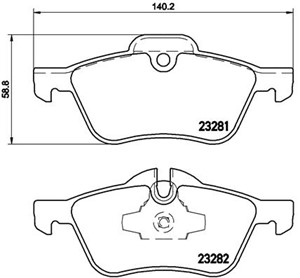 Jarrupalasarja, levyjarru, MINI MINI, MINI Cabriolet, 34111503076, 34112167233, 34116761287, 34116765446, 34116770332