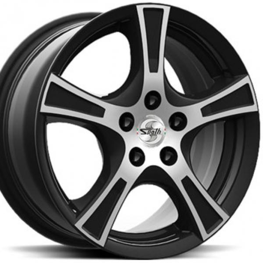 Spath Sp01 Matt Black Polished 6,5/16 5/112 ET33 B66.6