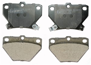 Jarrupalasarja, levyjarru, Taka-akseli, TOYOTA, 04466 20090, 04466 52010, 04466 52020, 04466 52030, 04466 52040, 04466 52050, 04466 5206