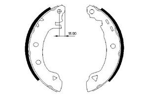 Jarrukenkäsarja, Taka-akseli, ALFA ROMEO,FIAT,LANCIA, 60703319, 60750466, 60750472, 60750871, 9947106, 9950814