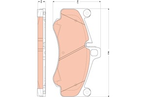 Jarrupalasarja, levyjarru, Etuakseli, PORSCHE 911, 911 Cabriolet, 997 351 947 00, 997 351 947 01