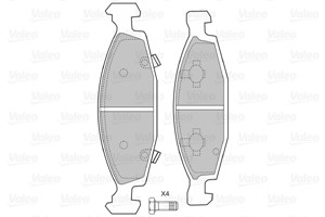 Jarrupalasarja, levyjarru, Etuakseli, JEEP CHEROKEE, GRAND CHEROKEE II, 5018 592AA, 5018592AA