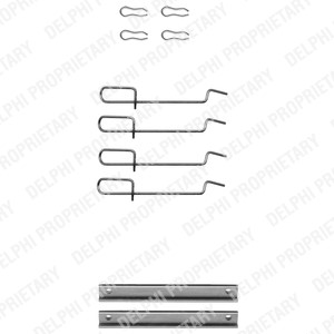 Tarvikesarja, jarrupala, Etuakseli, PEUGEOT,RENAULT, 7701 201 836, 7701 201 987
