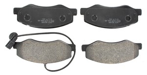 Jarrupalasarja, levyjarru, Taka-akseli, NISSAN,OPEL,RENAULT,VAUXHALL, 04421 289, 095507110, 095513823, 095528497, 44 06 008 66R, 44 06 2
