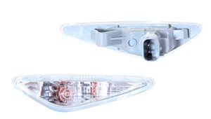Vilkkuvalo, Asennus sivulle, Vasen, MAZDA 5, 6 Hatchback, 6 Kombi, 6 Sedan, GS1F51130C, GS1F51130D, GS1F51130F