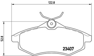 Jarrupalasarja, levyjarru, Etuakseli, CITROËN C2, C2 ENTERPRISE, C3 I, 1611457180, 1617257080, 425236, 425258, 425345, 425369, 425384, E