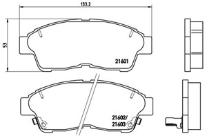 Jarrupalasarja, levyjarru, Etuakseli, TOYOTA, 0446502020, 0446505010, 0446506010, 0446512110, 0446512150, 0446512230, 0446512500, 044651