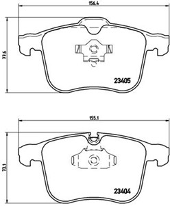 Jarrupalasarja, levyjarru, Etuakseli, CADILLAC,OPEL,SAAB,VAUXHALL, 1604138, 93166941, 93188113, 93190340