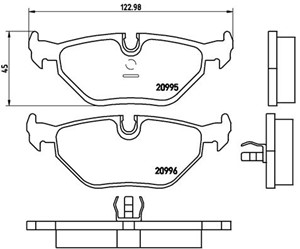 Jarrupalasarja, levyjarru, BMW, 34211157044, 34211157334, 34211157563, 34211157814, 34211158108, 34211158136, 34211158221, 34211158266,